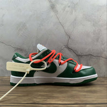 Cargar imagen en el visor de la galería, Dunk Low LTHR OW FUTURA White Green CT0856-100