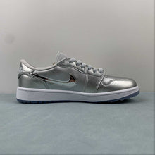 Cargar imagen en el visor de la galería, Air Jordan 1 Low Golf Gift Giving Metallic Silver Photon Dust White FD6848-001