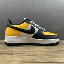 Cargar imagen en el visor de la galería, Air Force 1 Low GS Jersey Mesh Gold Black White DQ7779-700