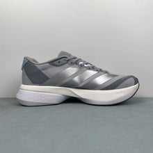 Cargar imagen en el visor de la galería, Adizero Boston 13 Halo Silver Silver Metallic Glow Blue JS4949