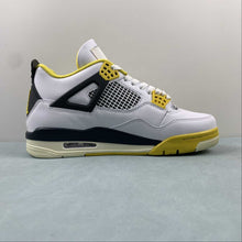 Cargar imagen en el visor de la galería, Air Jordan 4 Retro White Coconut Milk Vivid Sulfur Anthracite AQ9129-101