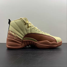 Cargar imagen en el visor de la galería, Air Jordan 12 Retro Eastside Golf Out of the Clay Muslin Burnt Sunrise DV1758-108