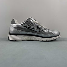Cargar imagen en el visor de la galería, Nike P-6000 White Metallic Silver Black Sail CN0149-001