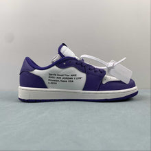 Cargar imagen en el visor de la galería, Travis Scott x Air Jordan 1 Low OG Purple White Black DM7890-386