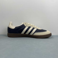 Cargar imagen en el visor de la galería, Adidas Samba OG Night Indigo Cream White Gold Metallic IG1968