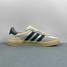 Cargar imagen en el visor de la galería, Adidas Gazelle Indoor Cream White Preloved Teal Wonder White JR3837