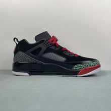 Cargar imagen en el visor de la galería, Air Jordan Spizike Low Black Varsity Red Classic Green FQ1759-060