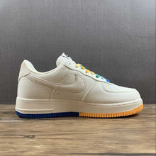 Cargar imagen en el visor de la galería, Air Force 1 07 Low Rice White Blue Gold NA2022-004