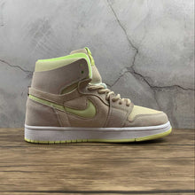 Cargar imagen en el visor de la galería, Air Jordan 1 High Zoom Comfort Lemon Twist Fossil White CT0979-200