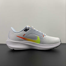 Cargar imagen en el visor de la galería, Air Zoom Pegasus 40 White Picante Red Blue Tint DV3854-102