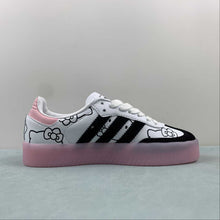 Cargar imagen en el visor de la galería, Adidas Samba Kith Clarks 8th Street Cloud White Pink Core Black ID7295