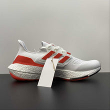 Cargar imagen en el visor de la galería, Adidas Ultraboost 22 Cloud White Vivid Red Beam Yellow HP2485