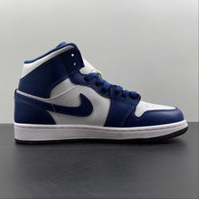 Cargar imagen en el visor de la galería, Air Jordan 1 Mid Split French Blue Black White DR0501-401