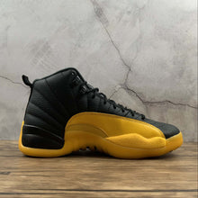 Cargar imagen en el visor de la galería, Air Jordan 12 Retro Black University Gold 130690-070