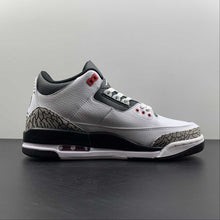 Cargar imagen en el visor de la galería, Air Jordan 3 Retro Infrared 23 White Black Cement Red 136064-123