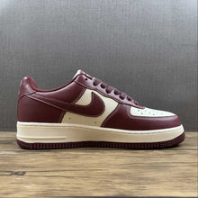 Cargar imagen en el visor de la galería, Air Force 1 07 Low Gypsophila Dark Red Rice White JH6969-281
