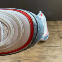 Cargar imagen en el visor de la galería, Air Max 97 Washed Denim White Red Blue DV2180-900