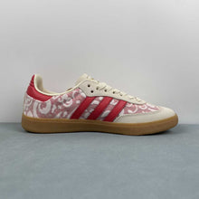 Cargar imagen en el visor de la galería, Adidas Samba OG x Liberty London Cream White Better Scarlet JR8841