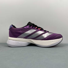 Cargar imagen en el visor de la galería, Adizero Boston 13 Purple Burst Silver Metallic Lucid Red JS4943