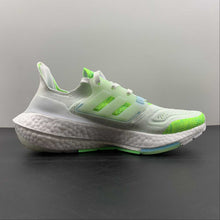 Cargar imagen en el visor de la galería, Adidas UltraBoost 22 White Fluorescent Green GX5926