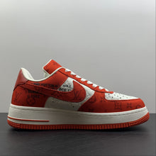 Cargar imagen en el visor de la galería, Louis Vuitton Trainer Snaker x Air Force 1 White Red LK0233