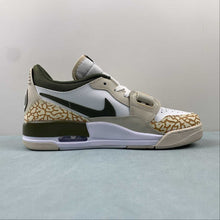 Cargar imagen en el visor de la galería, PSG x Air Jordan Legacy 312 Low White Hemp Sail Sequoia Green FZ4358-100