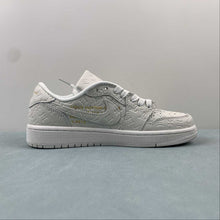 Cargar imagen en el visor de la galería, Off-White x Travis Scott x LV x Air Jordan 1 Low White MS0232