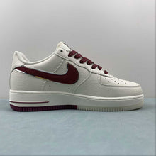 Cargar imagen en el visor de la galería, Air Force 1 07 Low Dark Red Off White JJ0253-009
