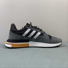 Cargar imagen en el visor de la galería, Adidas ZX 500 RM Grey Core Black Clear Orange B42388