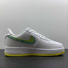 Cargar imagen en el visor de la galería, Air Force 1 Low White Ligth Green Tick Yellow AF1234-001