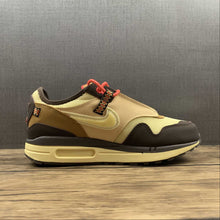 Cargar imagen en el visor de la galería, Travis Scott x Air Max 1 Wheat Cactus Jack Baroque Brown DO9392-200