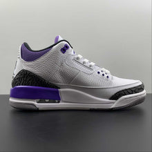 Cargar imagen en el visor de la galería, Air Jordan 3 Retro Dark Iris Cement Grey White Black CT8532-105