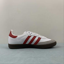 Cargar imagen en el visor de la galería, Adidas Samba OG White Better Scarlet Supplier Color IG1025
