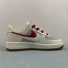 Cargar imagen en el visor de la galería, Air Force 1 07 Low Double Swoosh White Red Grey CC2569-022