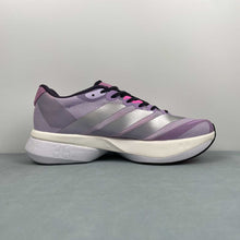 Cargar imagen en el visor de la galería, Adizero Boston 13 Powder Plum Silver Metallic Shock Pink JS4955