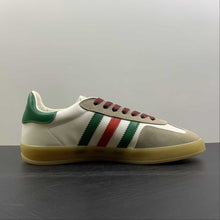 Cargar imagen en el visor de la galería, Adidas x Gucci Gazelle White Leather