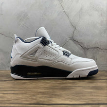 Cargar imagen en el visor de la galería, Air Jordan 4 Retro Ls Legend Blue Midnight White Navy 314254-107
