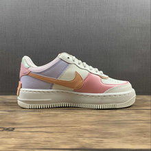 Cargar imagen en el visor de la galería, Air Force 1 Shadow Sail Orange Chalk Dark Obsidian Pink Glaze CI0919-111