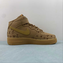 Cargar imagen en el visor de la galería, LV x Air Force 1 07 Mid Brown DV9988-500
