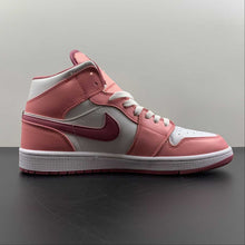 Cargar imagen en el visor de la galería, Air Jordan 1 Mid Valentine's Day Coral Chalk Desert Berry White DQ8423-616
