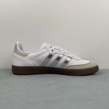 Cargar imagen en el visor de la galería, Adidas Samba OG Cloud White Silver Metallic Grey One JI2725