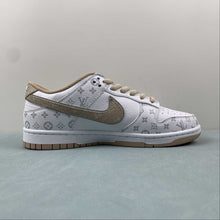 Cargar imagen en el visor de la galería, LV x SB Dunk Low White Kakhi LV0526-596