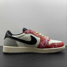 Cargar imagen en el visor de la galería, Travis Scott x Air Jordan 1 Low OG White Black Red DM7866-133