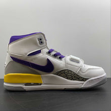 Cargar imagen en el visor de la galería, Air Jordan Legacy 312 High White Purple Yellow AV3922-157