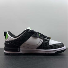 Cargar imagen en el visor de la galería, SB Dunk Low Disrupt 2 Just Do It Snakeskin Black White DV1490-161