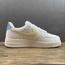 Cargar imagen en el visor de la galería, Air Force 1 07 Low Rice White Navy Blue Yellow DG2296-006