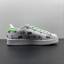 Cargar imagen en el visor de la galería, Adidas Superstar Cloud White Green HO5668