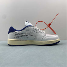 Cargar imagen en el visor de la galería, Travis Scott x Air Jordan 1 Low OG White Navy Blue Black DH7890-111
