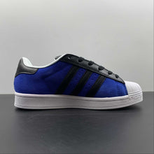 Cargar imagen en el visor de la galería, Adidas Superstar Blue Core Black Cloud White FU9523