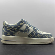 Cargar imagen en el visor de la galería, MLB x Air Force 1 07 Low Denim Blue White CW1888-602